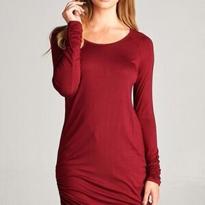 New Scrunch side long top